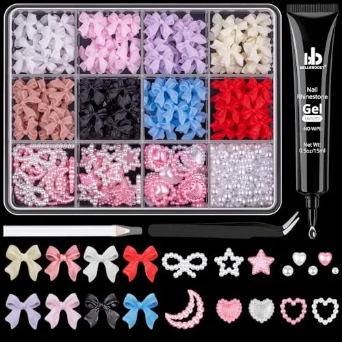 9 K-Pop-Inspired Summer Nail Trends for 2025 4 3D Nail Charms