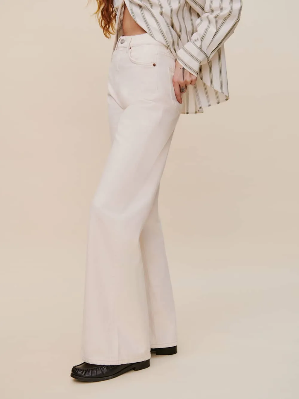 Top Spring Fashion Trends for Moms in Los Angeles: What Stylish Moms Are Wearing Now 28 Cary High Rise Slouchy Wide Leg Jeans