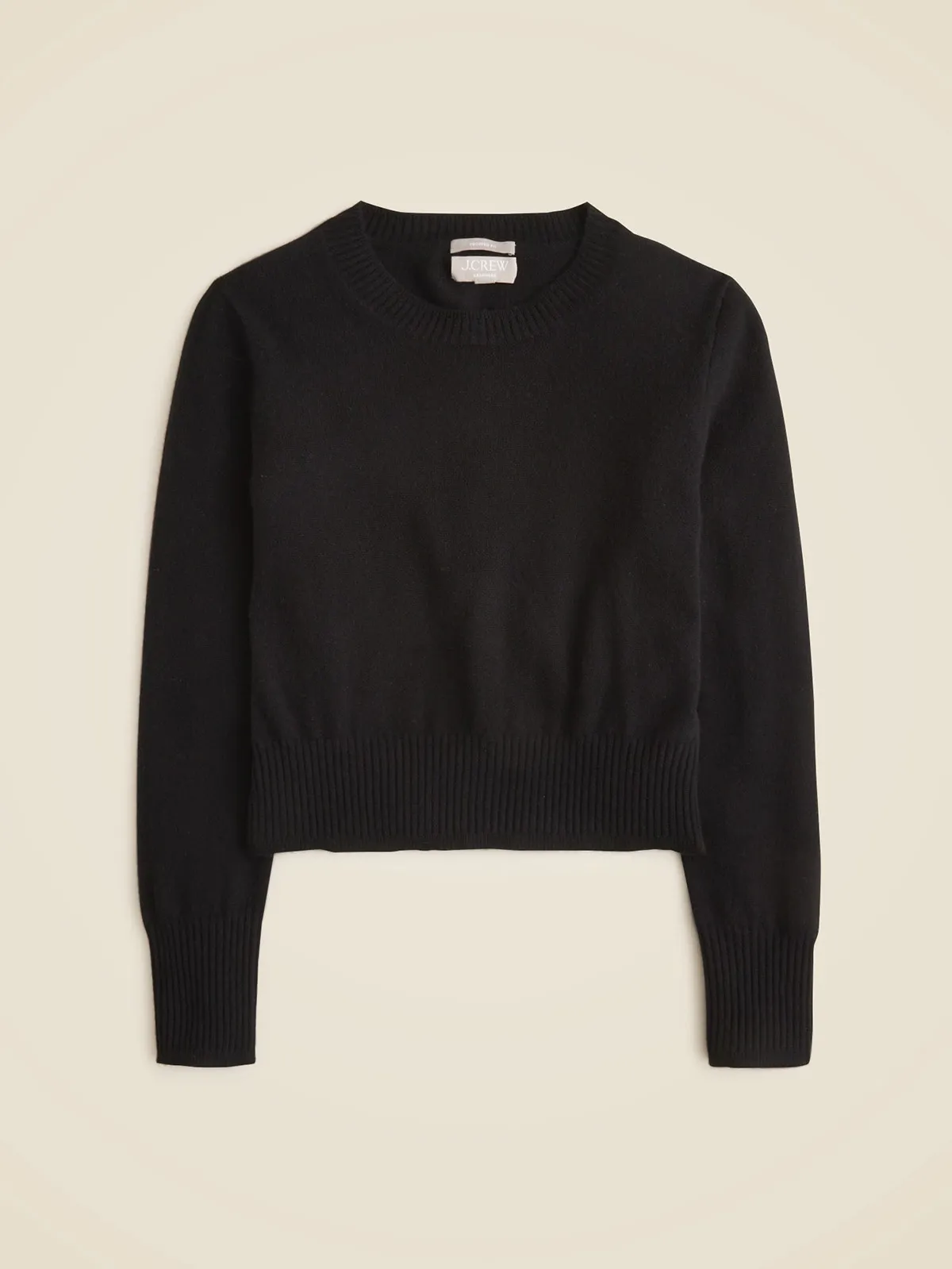 Top Spring Fashion Trends for Moms in Los Angeles: What Stylish Moms Are Wearing Now 5 Cashmere Shrunken Crewneck Sweater
