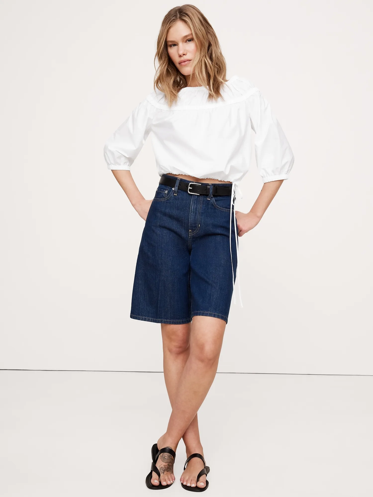 Why My Summer Wish List Might Shock You—But the Under-$100 Picks Are a Total Steal! 13 Cotton Poplin Ruched Bubble-Hem Top