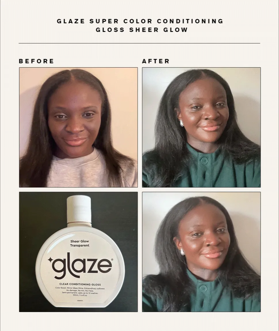 Hair Gloss: The Ultimate 2025 Guide to Shiny, Healthy Hair 11 Glaze Super Color Conditioning Gloss Sheer Glow