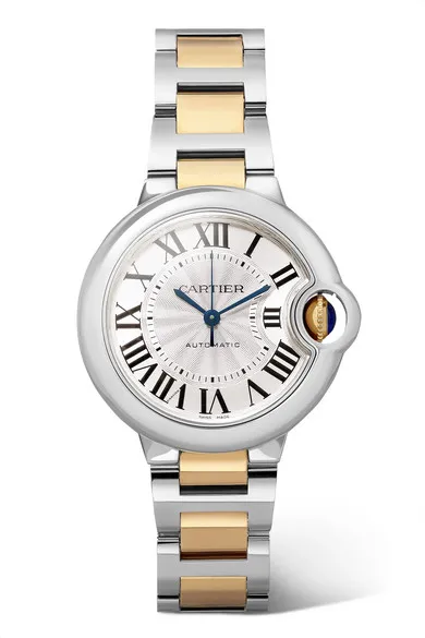 Luxury Watches for Best Friend Day 2025 – Elegant Timepieces That Celebrate Friendship 5 Ballon Bleu de Cartier 33mm 18-Karat Gold and Stainless Steel Watch