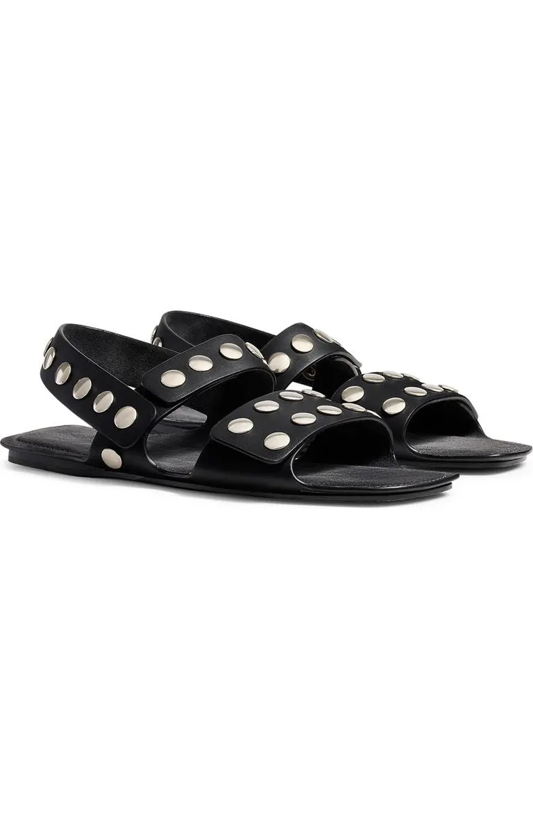 2025's Top Sandal Trends: Luxury Strappy Sandals and Chunky Platforms Outshine Basic Flip-Flops 3 Boden Studded Slingback Sandal