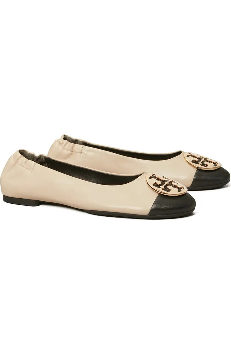 French Girl Shoe Trend: These Parisian Street Style Secrets Are Taking Over 2025 9 Claire Cap Toe Ballet Flat