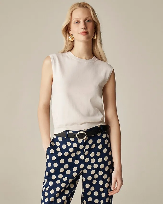 Top Brands for Wardrobe Basics: Denim & White Tees in 2025 - Your Ultimate Style Foundation Guide 5 Featherweight Cashmere-Blend Cropped Sweater Shell