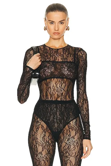 Romantic Fashion Is Reigning Supreme This Fall 5 Lace Bodysuit