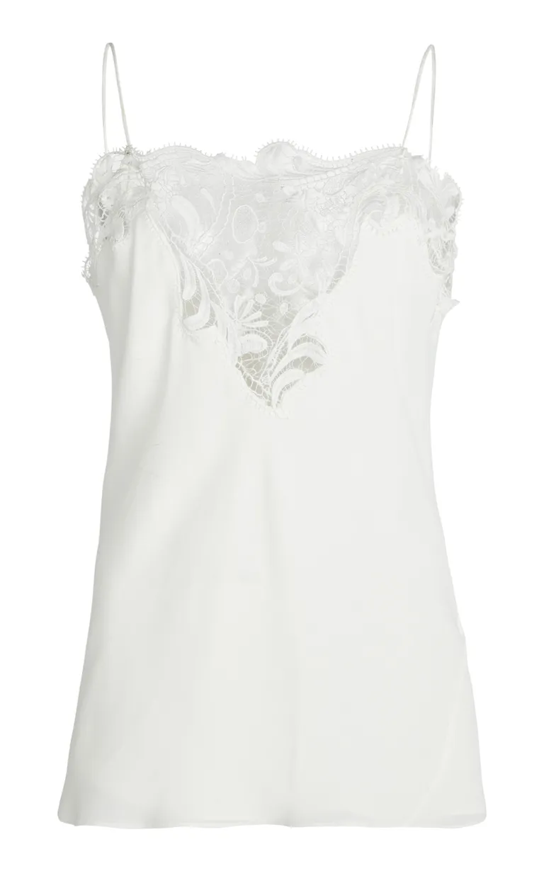 Romantic Fashion Is Reigning Supreme This Fall 8 Lace-Detailed Silk Camisole