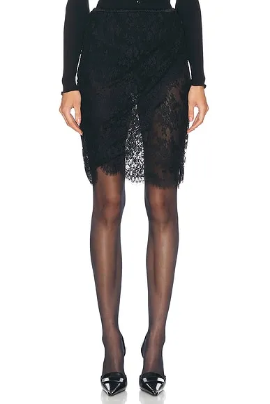 Romantic Fashion Is Reigning Supreme This Fall 4 Lace Wrap Skirt