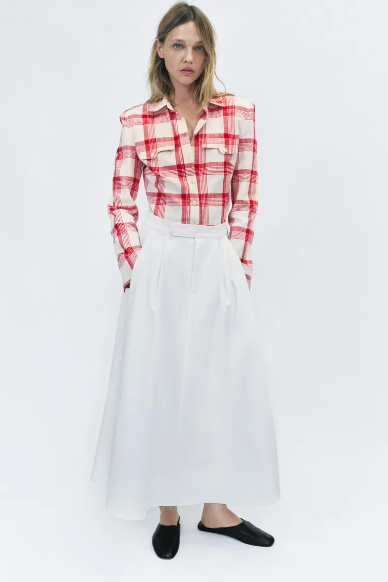 Zara's Hottest Items Right Now 10 Midi Cape Skirt Zw Collection