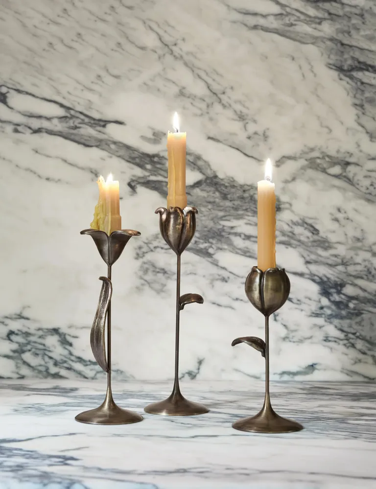 Elegant Style Secrets: Top Fashion & Home Decor Ideas to Elevate Your Look and Living Space 9 Olivia Floral Candlesticks