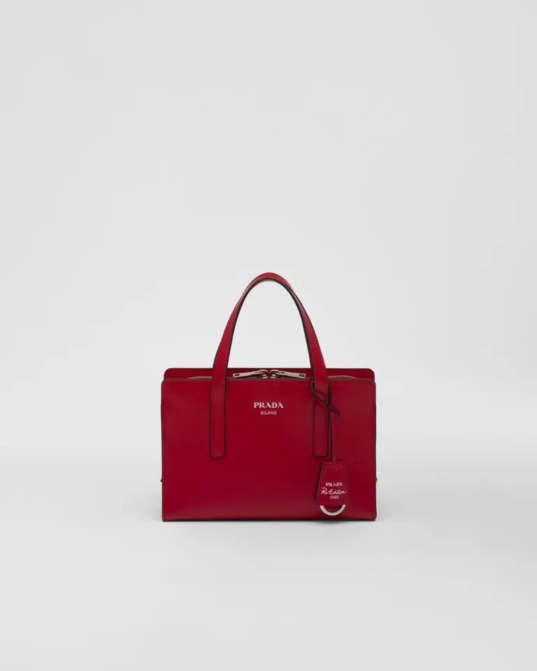 Quiet Luxury Handbags: Fashion Icons Timeless, Understated, and Effortlessly Chic 8 Re-Edition 1995 Brushed-Leather Large Handbag