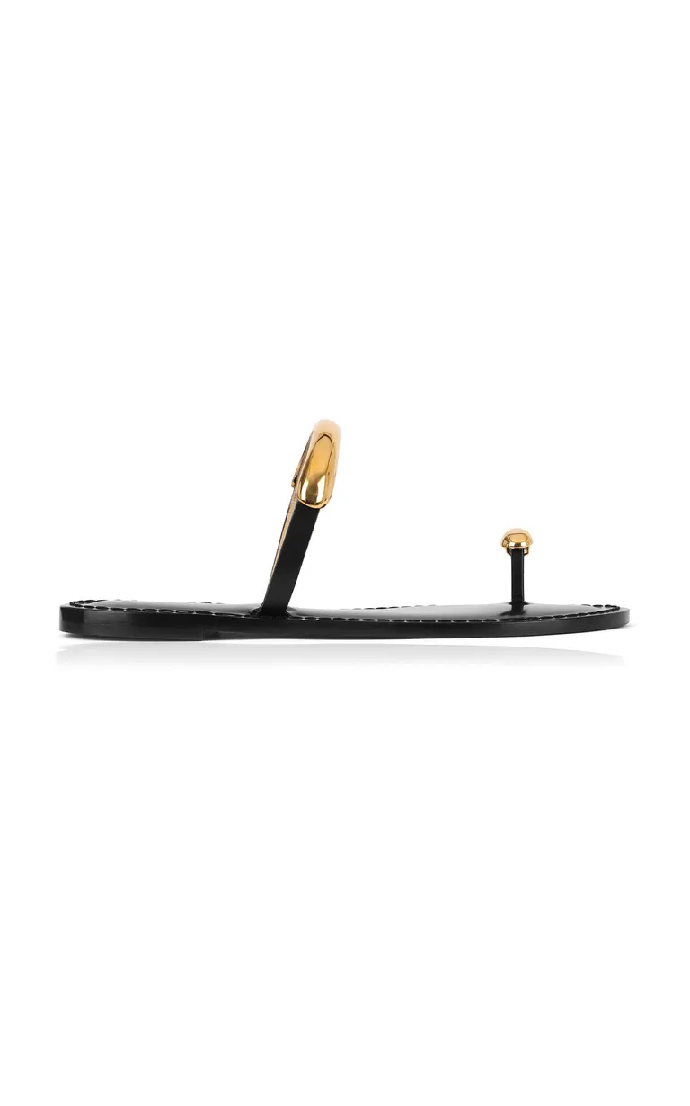2025's Top Sandal Trends: Luxury Strappy Sandals and Chunky Platforms Outshine Basic Flip-Flops 5 Samburu 24k Gold-Plated Leather Sandals