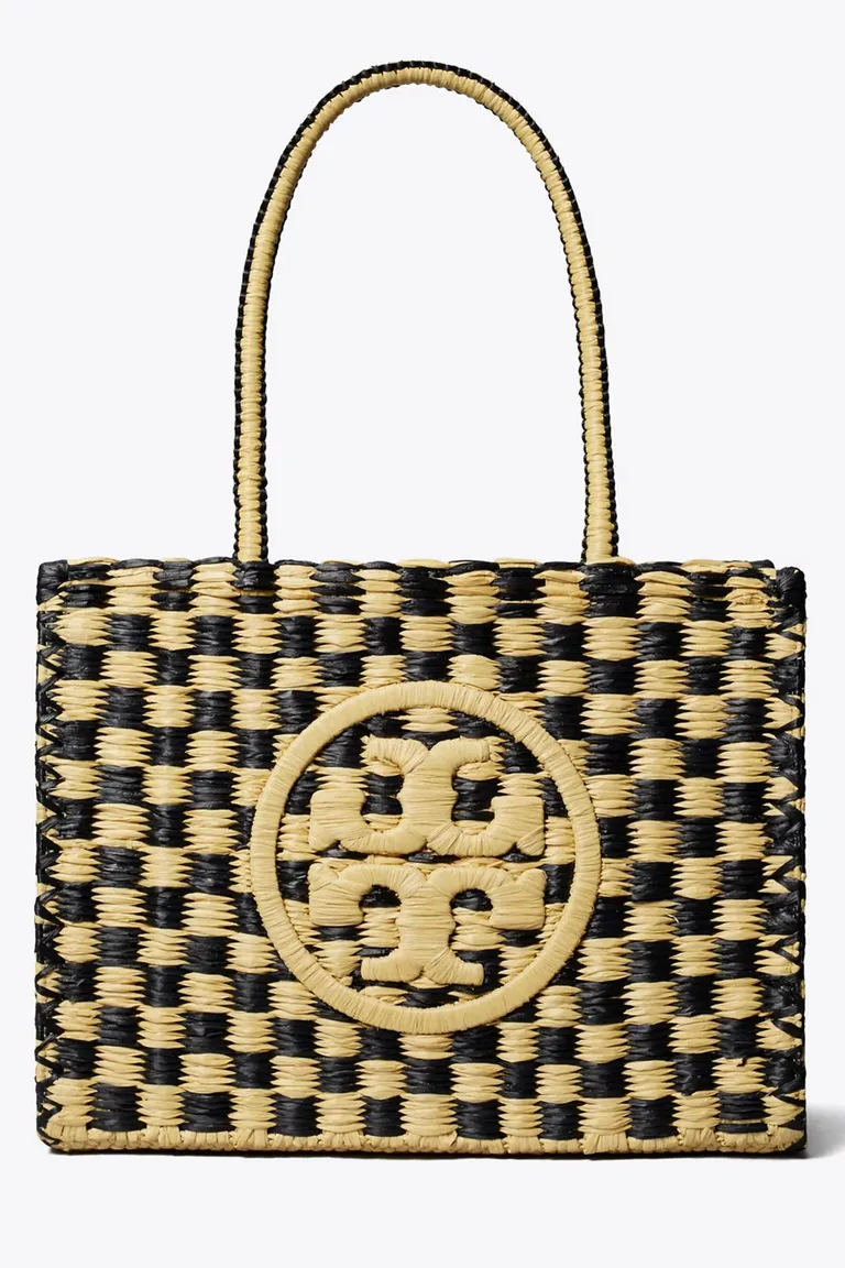 Top Designer Beach Bags of 2025: Must-Have Luxury Totes for France, Spain & Greece 5 Small Ella Hand-Crocheted Checkered Tote