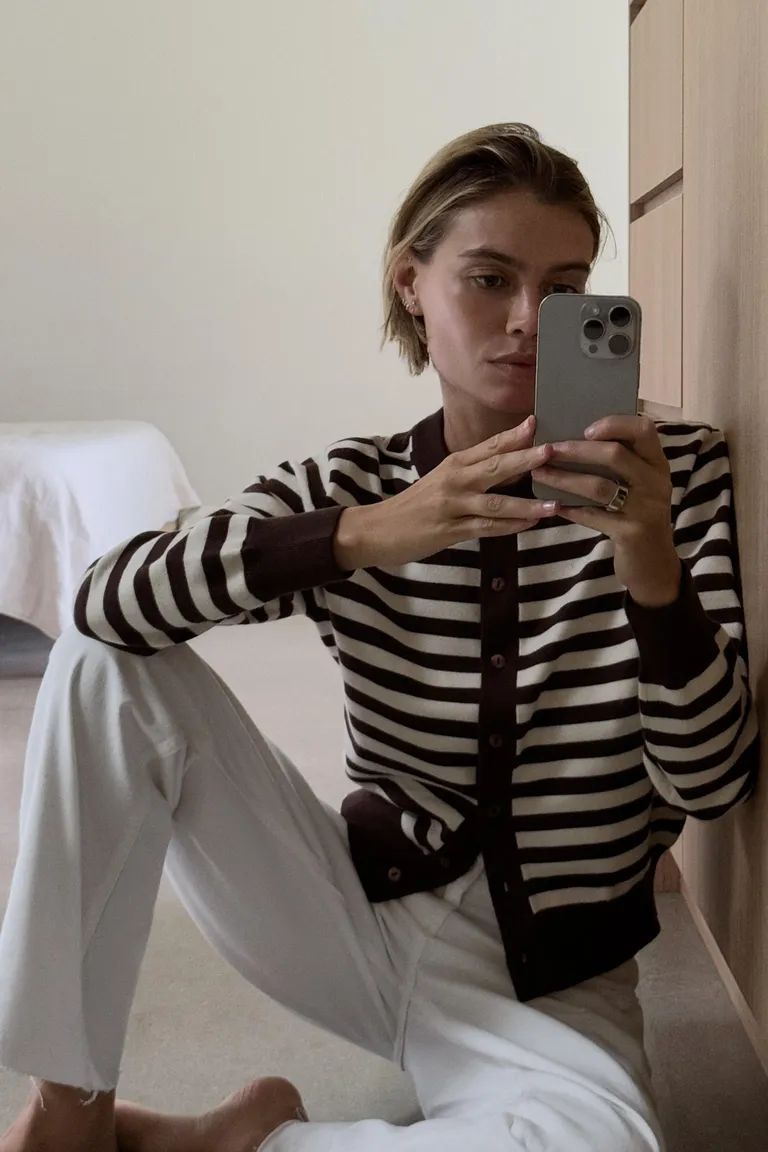 Zara's Hottest Items Right Now 7 Striped Knit Jacket