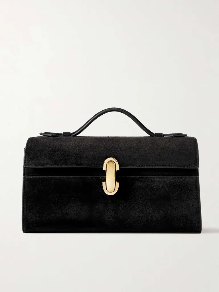 Quiet Luxury Handbags: Fashion Icons Timeless, Understated, and Effortlessly Chic 7 Symmetry Pochette Suede Tote
