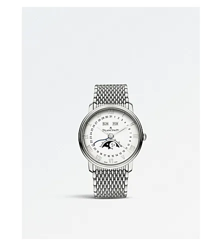 Luxury Watches for Best Friend Day 2025 – Elegant Timepieces That Celebrate Friendship 2 Villeret Stainless Steel Moonphase Watch