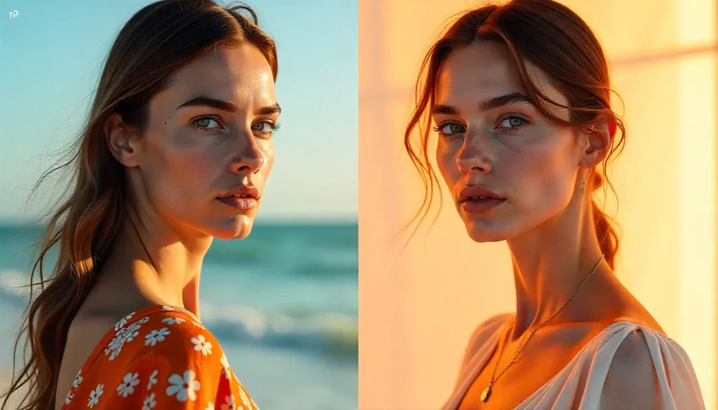 How AI-Generated Models Are Revolutionizing Fashion 2 Real vs AI fashion model in studio shoot