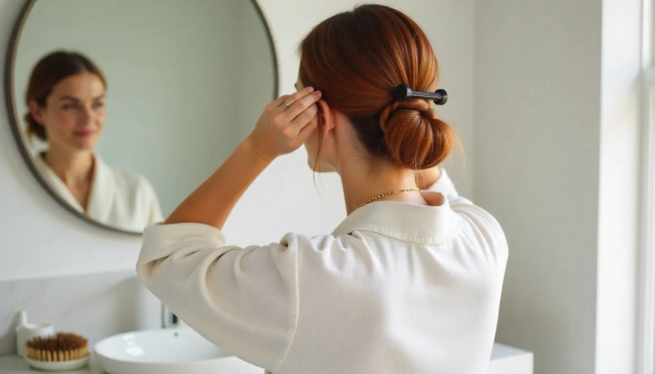 Master the French Pin Hairstyle: Your Complete Guide to Effortless Elegance 4 Basic French Pin Bun Tutorial