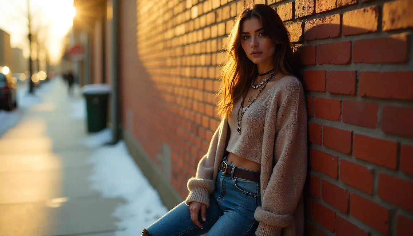 Y2K Fashion's Bold Winter Comeback: 3 Low-Rise Denim Meets Winter Layering